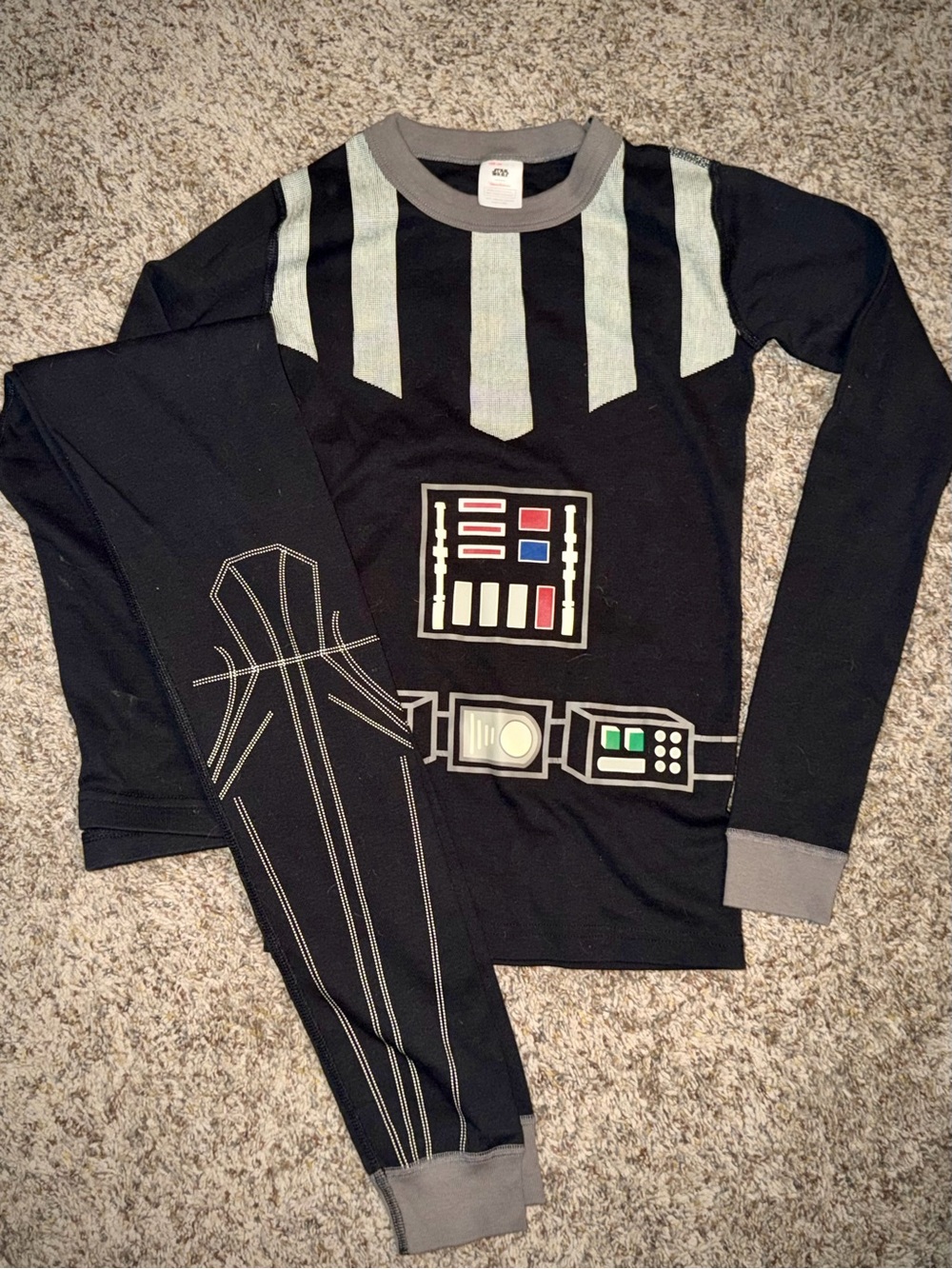 HANNA ANDERSSON STAR WARS Darth Vader Pajama Set Glow in Dark